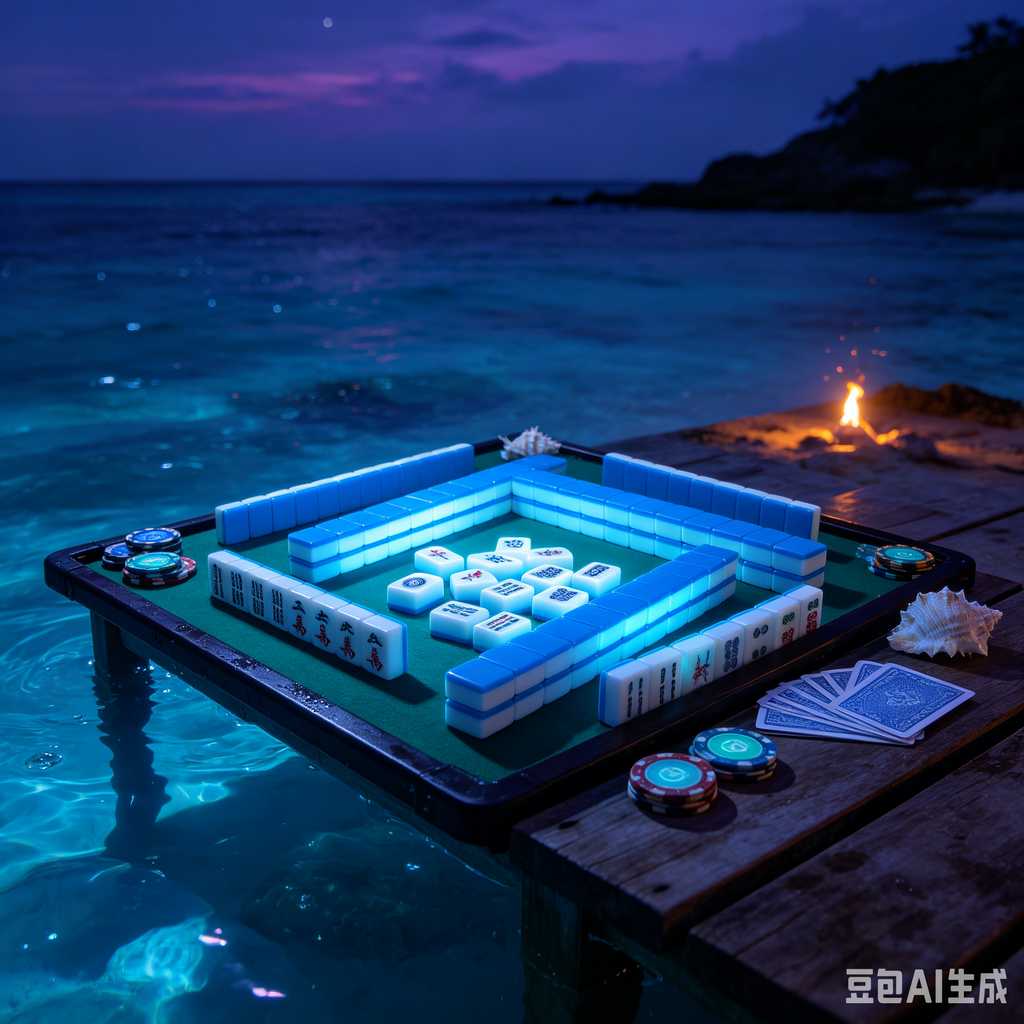 cute mini mahjong tiles set