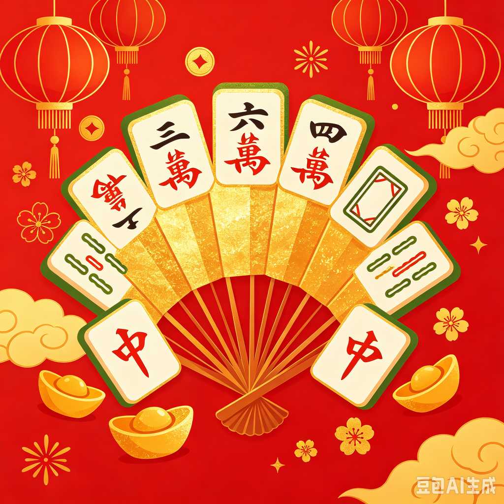 compact mahjong set with case
