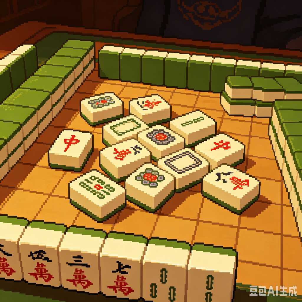 custom logo printed mahjong tiles